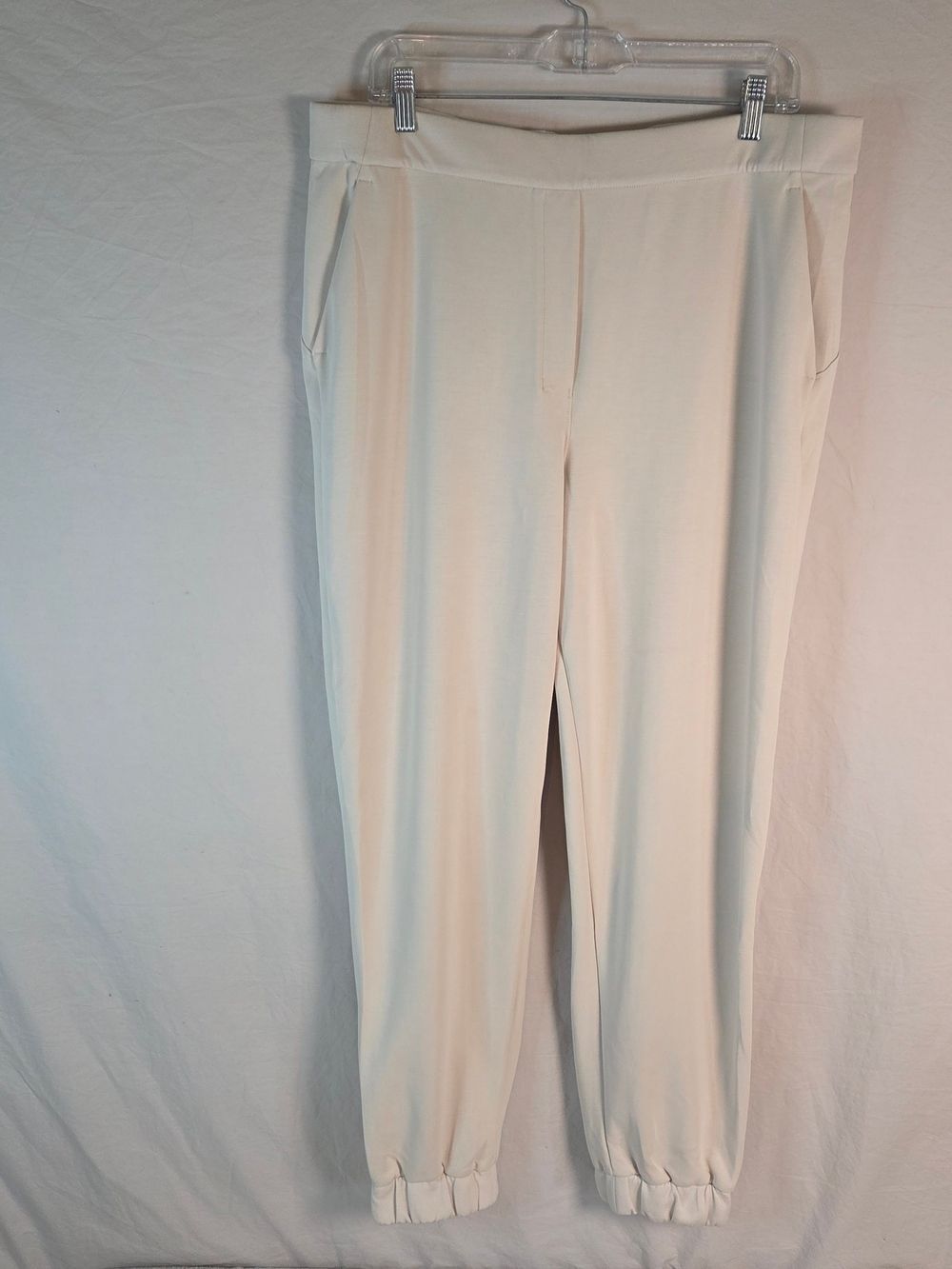Lululemon W5DP7S Soft Stream Relaxed High Rise Pant 30" White Opal Size 14 NWOT